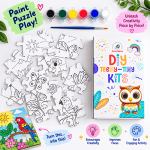 ilearnngrow Teeny Tiny DIY Puzzle - Set of Two - Puzzles & Games