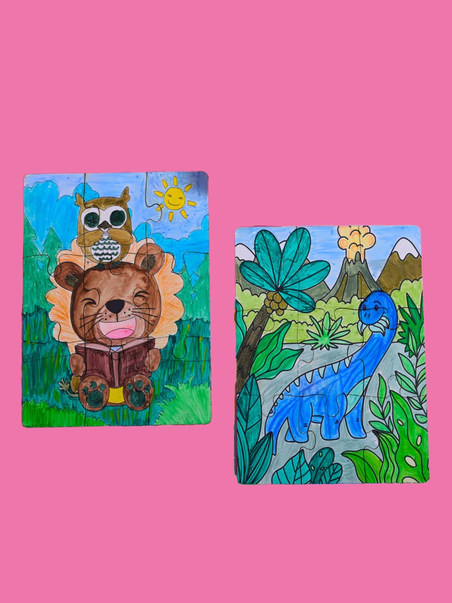ilearnngrow Teeny Tiny DIY Puzzle - Set of Two - ILGTTPZ