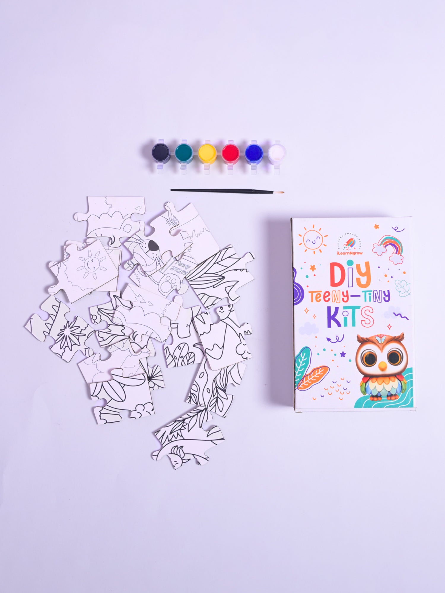 ilearnngrow Teeny Tiny DIY Puzzle - Set of Two - ILGTTPZ