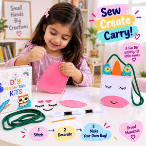 ilearnngrow Teeny Tiny DIY Sew Your Own Bag - Art & Craft