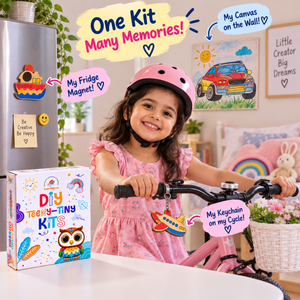 ilearnngrow Teeny Tiny DIY Transport Painting Kit - Art & Craft