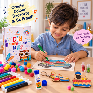 ilearnngrow Teeny Tiny DIY Transport Painting Kit - Art & Craft