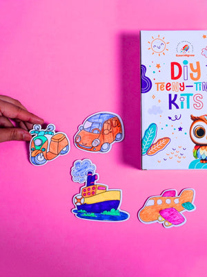 ilearnngrow Teeny Tiny DIY Transport Painting Kit - ILGTTTPK