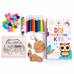 ilearnngrow Teeny Tiny DIY Transport Painting Kit - Art & Craft