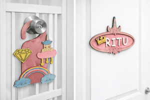 ilearnngrow Teeny Tiny DIY Unicorn Name plate - DIY Kits