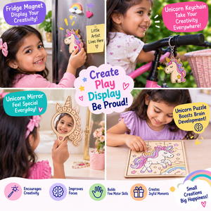 ilearnngrow Teeny Tiny DIY Unicorn Painting Kit - Art & Craft