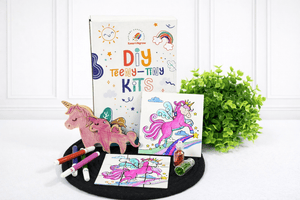 ilearnngrow Teeny Tiny DIY Unicorn Painting Kit - DIY Kits