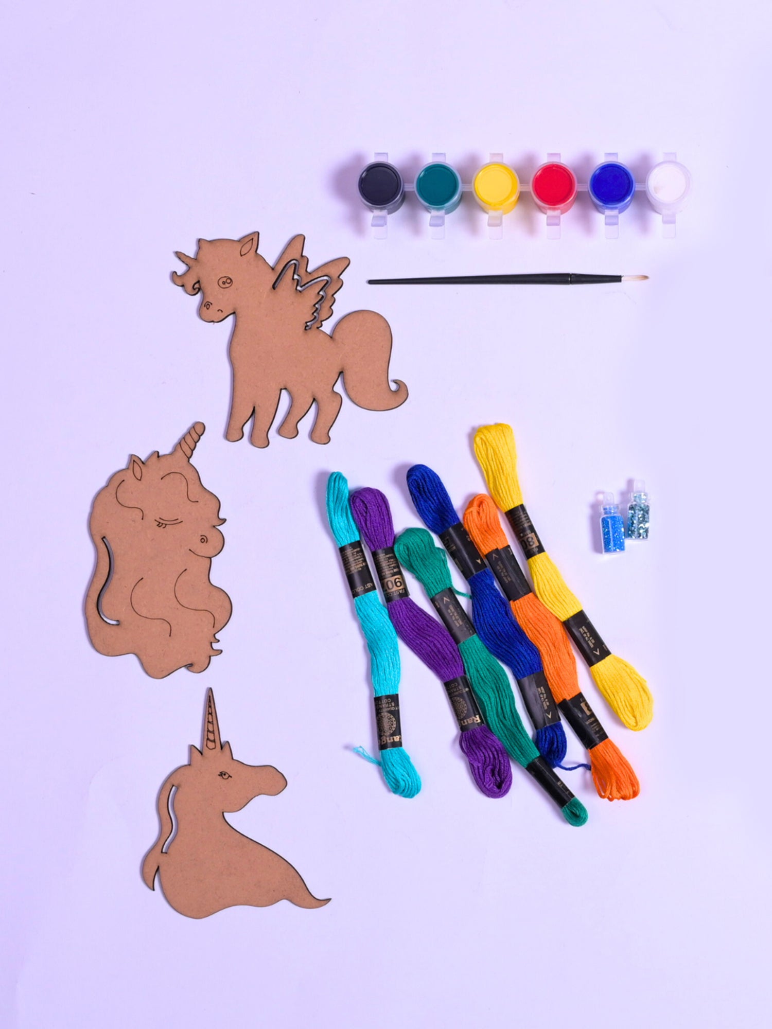 ilearnngrow Teeny Tiny DIY Unicorn Thread Kit - ILGTTUTK