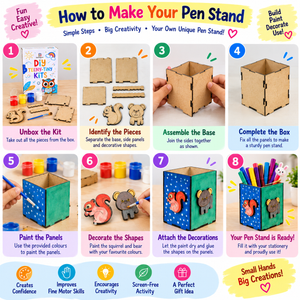 ilearnngrow Teeny Tiny Pen Stand - Art & Craft