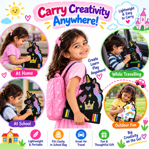 iLearnNgrow Unicorn Black Board - Art & Craft