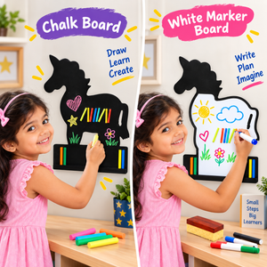 iLearnNgrow Unicorn Black Board - Art & Craft