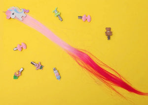 iLearnNGrow Unicorn Hair Extension for Kids – Colorful Clip-On Hair Accessory - ilearnngrow Learning Solutions Pvt Ltd