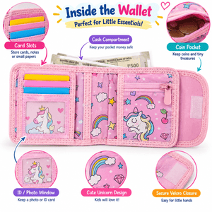 iLearnNGrow Unicorn Wallet Cute Unicorn Wallet - Baby Care Accessories