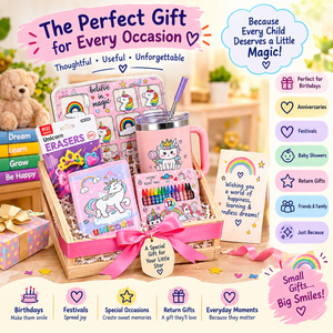ilearnngrow Unicorn Wooden Hamper -