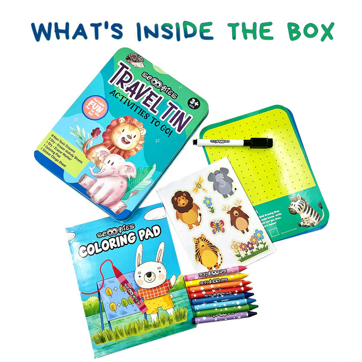 Scoobies  Animal Travel Activity Tin – Activities to Go!