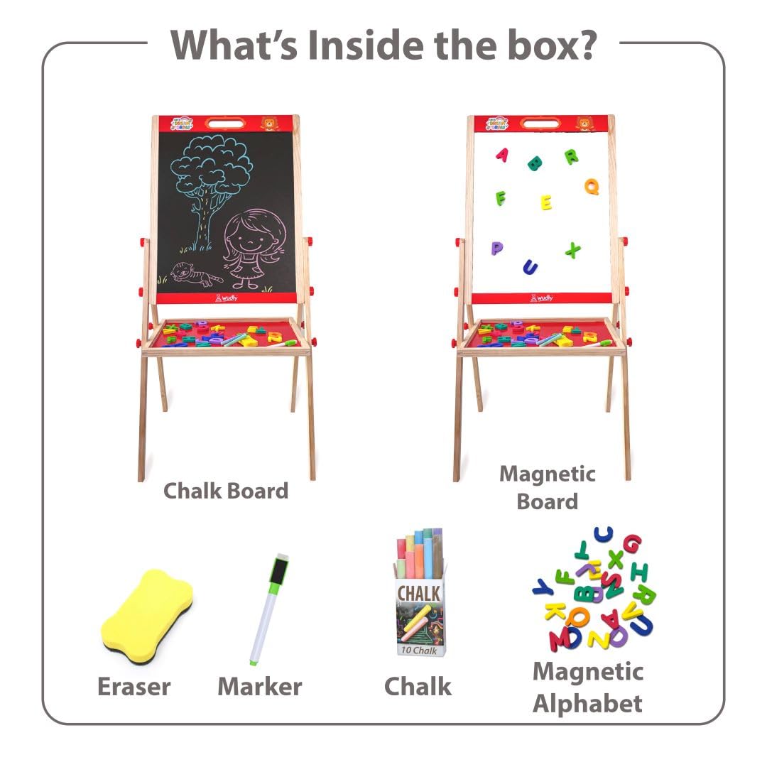 Wudly - 3 in 1 Drawing Board