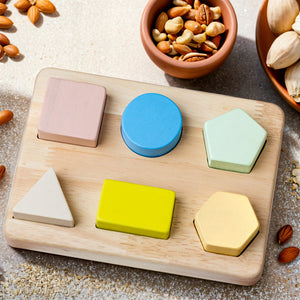 Kidocoo Shape Puzzle - Wooden Toy - The Mom Store