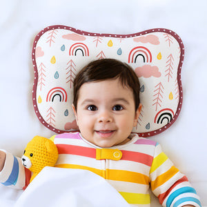 KidDough Memory Foam Baby Pillow with Organic Cotton Head Shaping Pillow - The Mom Store