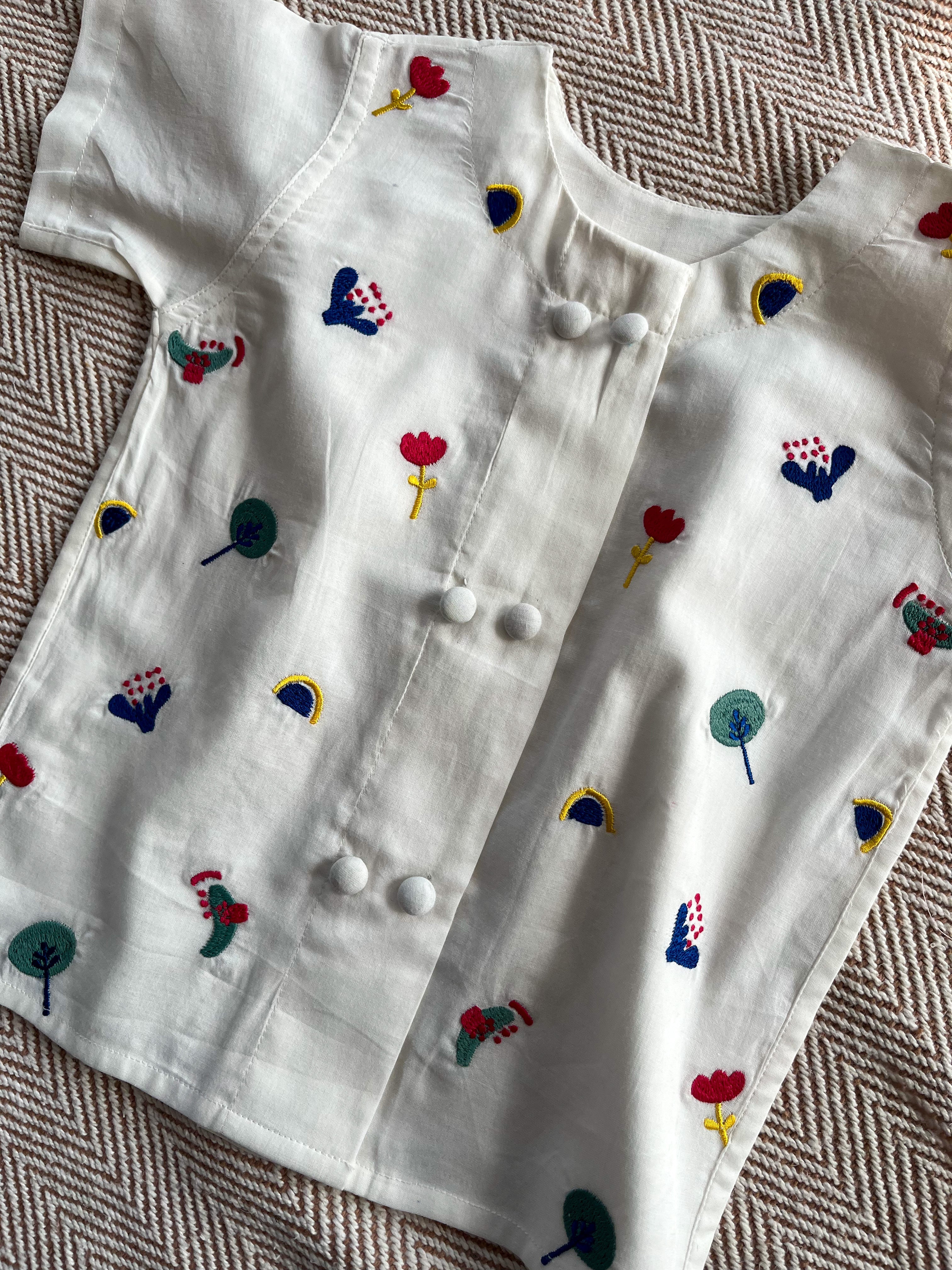Dash of Color Voile Jhabla Set