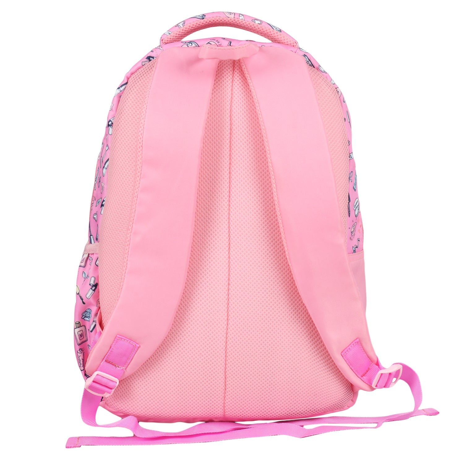 Novex Snug-On Vibes Printed Girl Kids School Bag with Stationary Pouch for 3rd to 5th Class - 17 Inch | Backpack for 9-11 Years Kids