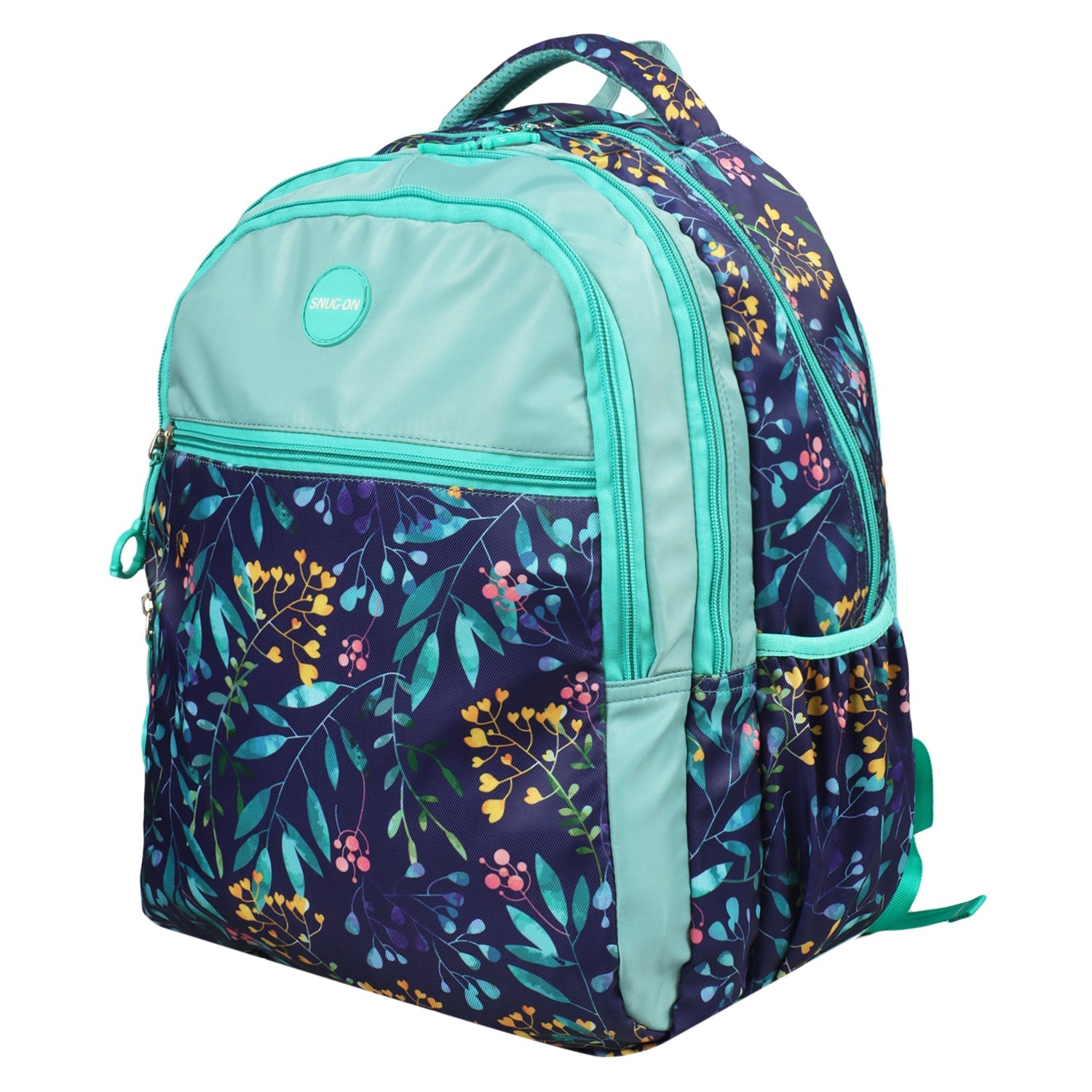Novex Snug-On Wing Printed Unisex Kids School Bag with Stationary Pouch for 6th to 10th Class - 19 Inch | Backpack for 12-16 Years Kids