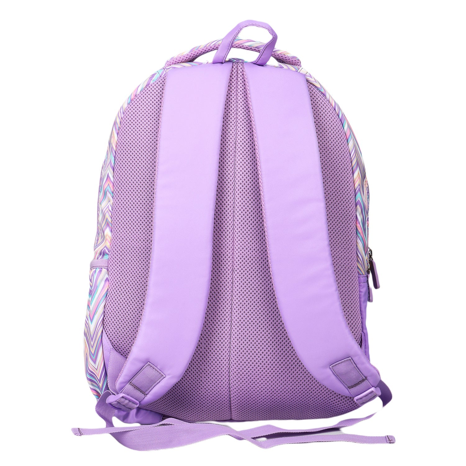 Novex Snug-On Zig-Zagar Printed Unisex Kids School Bag with Stationary Pouch