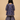 Indigo Bagicha Girls Anarkali Kurta Sharara Set - 0-6 Months Girls Ethnic Set