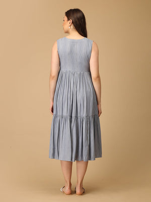 S Indigo Drift Women's Shacket Dress - Women's Dress
