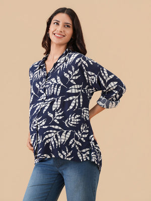 Indigo Island Maternity and Nursing Top - S Maternity and Nursing Tops
