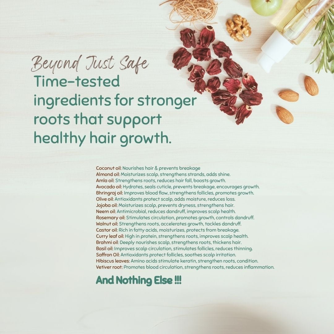 Indimums Baby Hair Growth Oil | Healthy Scalp & Strong Roots | 100 ML - Baby Oil