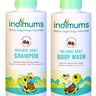 Indimums Baby Skin & Hair Care Combo | 2X 200ML - BD05_BS1BW1