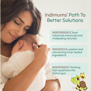 Indimums Baby Skin & Hair Care Combo | 2X 200ML - BD05_BS1BW1