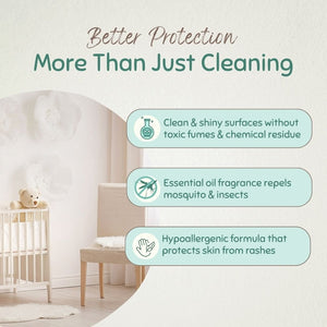 Indimums Reetha, Moringa & Eucalyptus Pet Safe Surface & Floor Cleaner 500 ML - 2 X 500 ML Floor Cleaner