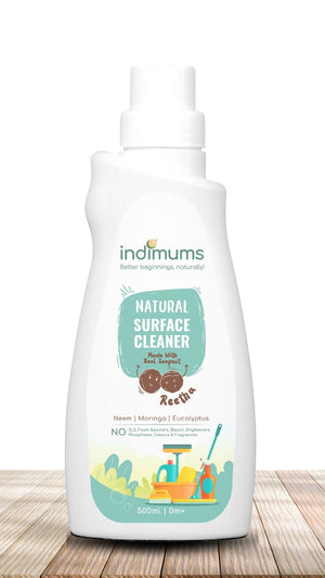 Indimums Reetha, Moringa & Eucalyptus Pet Safe Surface & Floor Cleaner 500 ML - P03