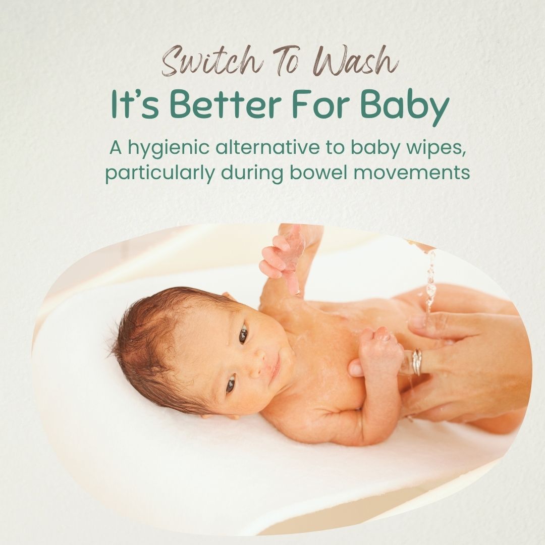 Indimums Reetha, Neem & Almond Oil Baby Bottom Wash 200 ML - Bottom wash