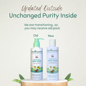 Indimums Reetha, Neem & Coconut Oil Best Newborn Wash 200 ML - Baby Shampoo & Body Wash