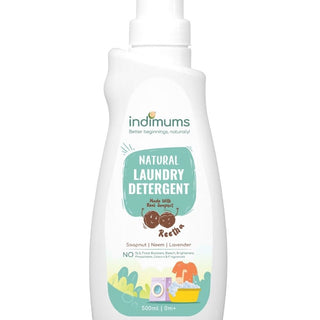 Indimums Reetha, Neem & Lavender Laundry Detergent For Infants 500 ML - P01