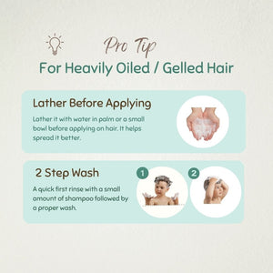 Indimums Reetha, Shikakai & Flaxseed Oil Shampoo for Newborn | 200 ML - P08