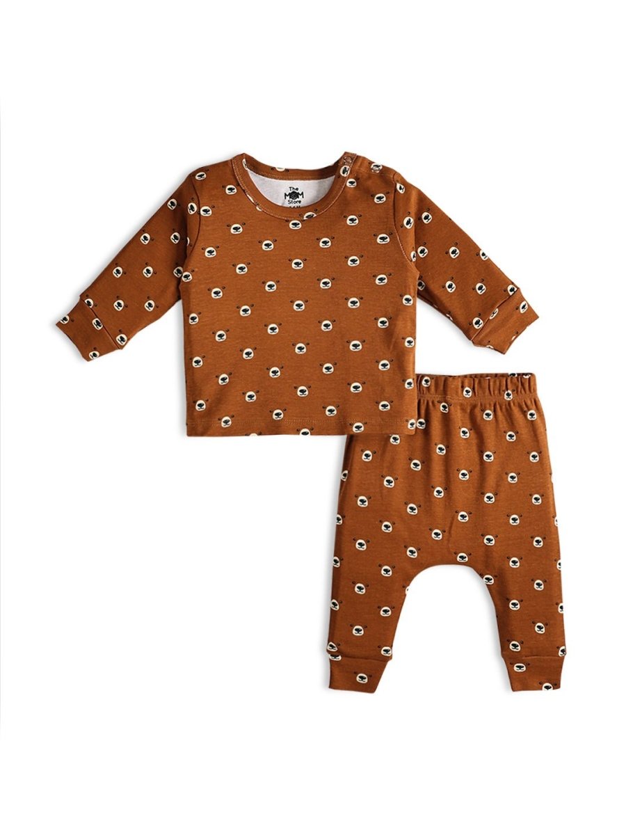 Infant Pajama Set Combo of 3: Vrrom Vrrom-Fairyland-Beary Best - IPS3-VRFRBB-0-3