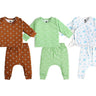 Infant Pajama Set Combo Of 3: Vrrom Vrrom-Out Of World-Beary Best - IPS3-VROFBB-0-3