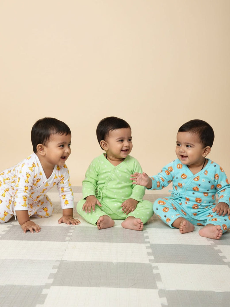 Infant Romper (Jabla Style) Combo Of 3 - Color Rush