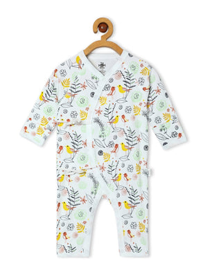 Picture of a hanging jabla style romper with sparrow designs from the mom store
