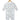 Picture of backside of a hanging jabla style romper with fox designs from the mom store