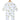 Picture of backside of a hanging jabla style romper with owl designs from the mom store