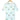 Picture of backside of a hanging jabla style romper with puppy designs from the mom store