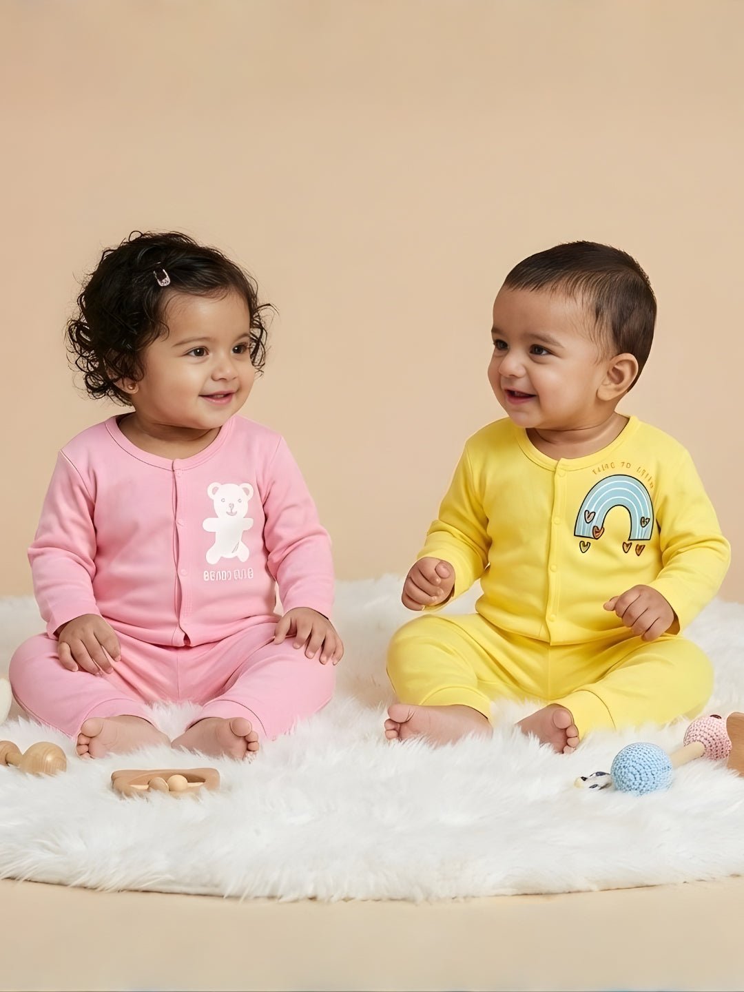 Infant Set Combo of 2: Beary Cute & Time To Shine - Preemie Infant Casual Set