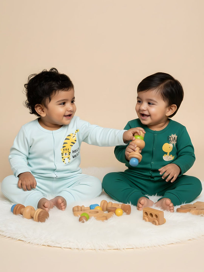 Infant Set Combo of 2: Dino Roar & Hello World
