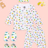 Infant Set Mittens Booties Cap Combo- Berry Bites