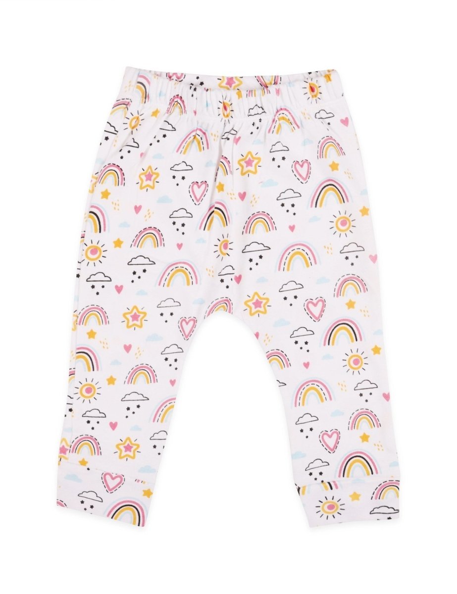 Infant Set Mittens Booties Cap Combo- Rainbow Land - IPS2-AO-RWLD-0-3