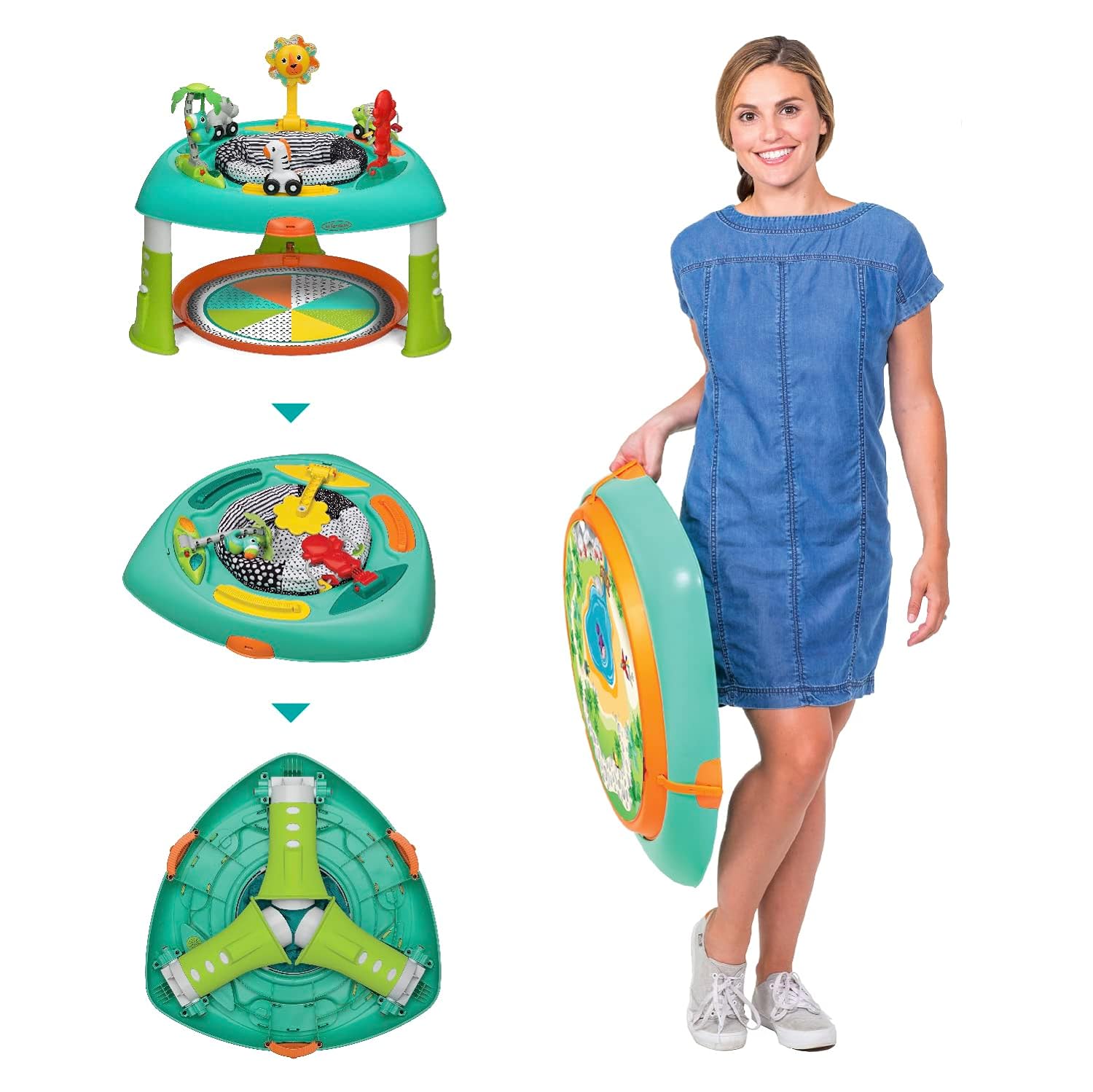 Infantino 2 - in - 1 Sit Spin and Stand Entertainer and Activity Table - 203002